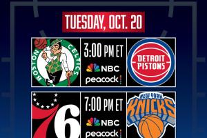 10月21日开赛夜!NBA官方:揭幕战76人VS尼克斯、雷霆VS马刺