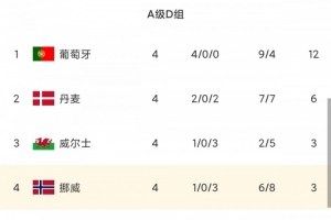 遭葡萄牙双杀!挪威吞三连败+哈兰德伤退,世界杯8强→暂小组垫底