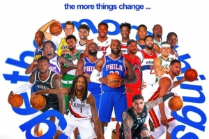 群星荟萃!ESPN晒转会与留守球星海报 詹姆斯布伦森分别领衔C位