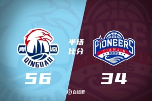 半场战报-青岛56-34天津 韦瑟斯庞17+7+5 王睿泽12分 尼克斯9中2